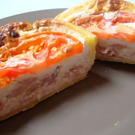 Tartelette au thon et à la tomate